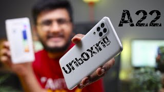 Samsung Galaxy A22 Unboxing And Quick Review!