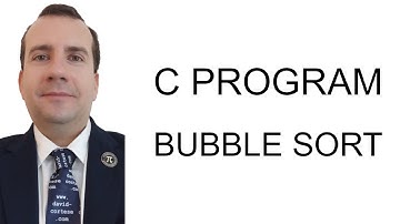 C PROGRAM - BUBBLE SORT