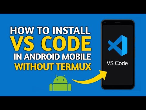 How To Install In Android Mobile Vs Code Editor Without Termux Android Terminal Emulator