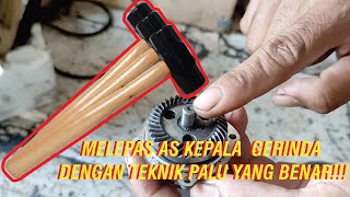 Cara mengganti bearing kepala gerinda