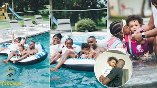 DaBaby Enjoys A Fun-Filled Pool Day With His Kids At His Mansion! 🏊‍♀️