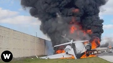 Shocking Catastrophic Plane Crashes Filmed Seconds Before Disaster - What went wrong?