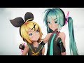 [MMD] 乱躁滅裂ガール [初音ミク&鏡音リン]