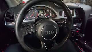 Audi Q7 заблокировалось управление положением рулевой колонки