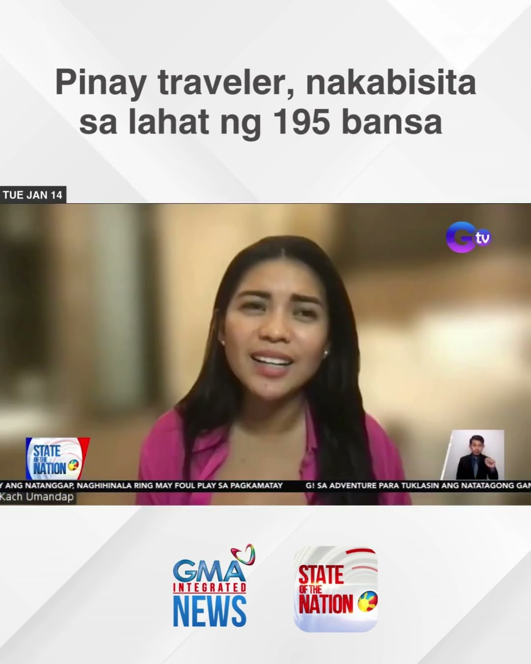 Pinay traveler, nakabisita sa lahat ng 195 bansa | SONA