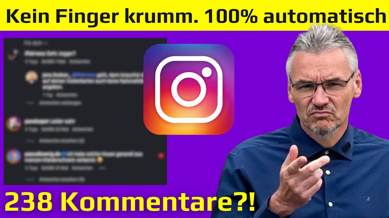 226 Kommentare auf Instagram  – und ich antworte KEINEN mehr selbst mit Make.com
