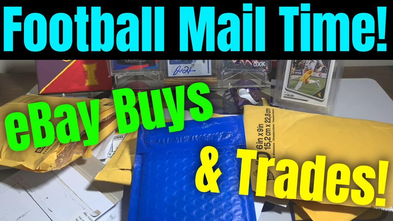 Football Mail Time!! So Many Packages Full of eBay Buys And Trades!! Optic, Pirzm, & More!