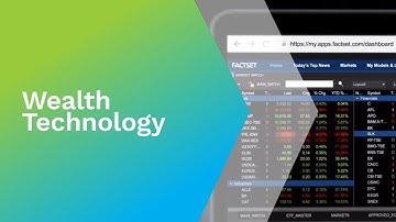 FactSet Wealth Technology