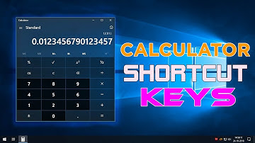 10 CALCULATOR KEYBOARD SHORTCUT KEYS YOU MUST LEARN | WINDOWS 10 TIPS