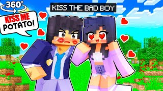 BAD BOY LOVES APHMAU in Minecraft! (Aphmau Kissed)