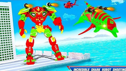 Space Robot Transform Dolphin Robot Game Android Gameplay#8