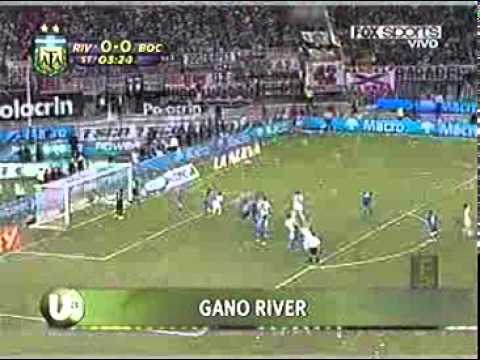 River Plate gan el clsico 1 x 0 a Boca Juniors - 1...