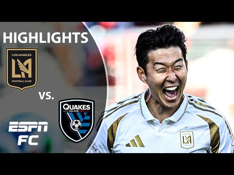 Son Heung-min scores 🙌 LAFC vs. San Jose Earthquakes | MLS Highlights | ESPN FC