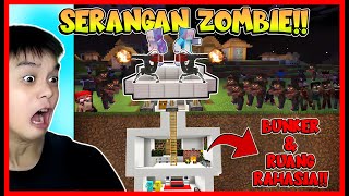 BANGUN RUANG RAHASIA UNTUK BERTAHAN DARI SERANGAN 1 JUTA ZOMBIE !! Feat @sapipurba Minecraft