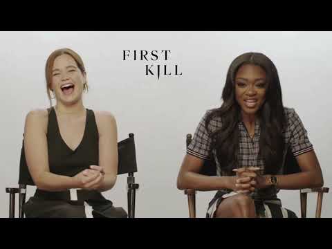 FIRST KILL Interviews - Sarah Catherine Hook & Imani Lewis & Victoria "V.E." Schwab