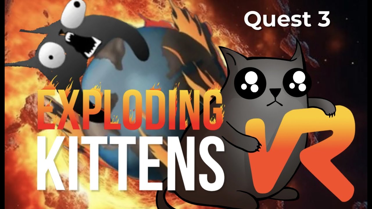 Exploding Kittens VR - Meta Quest 3 - Kitty Roulette with Scottish ...