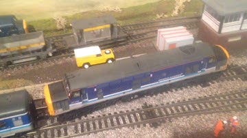 Bachmann 37 429 with Hornby TTS sound hauling Mk2s