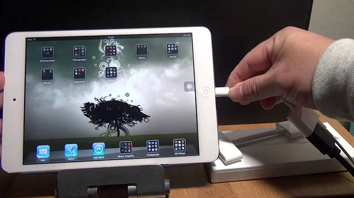 Apple iPad Mini Lightning Digital AV Adapter Unboxing & Review by tkviperTech