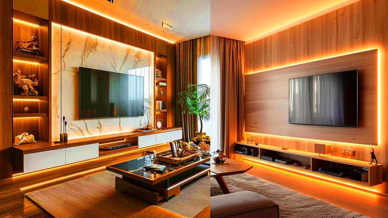 Modern TV Wall Unit Design Idea 2024 2025 YouTube Maxresdefault