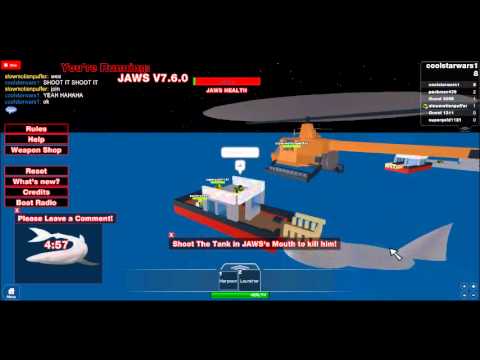 Jaws In Roblox Youtube - the orca jaws roblox