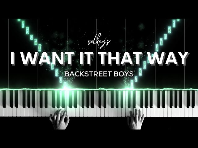 I want it that way – Backstreet Boys Sheet music for Piano, Violin