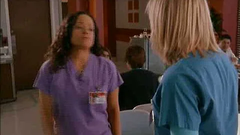 Scrubs Elliot and Carla's Catfight