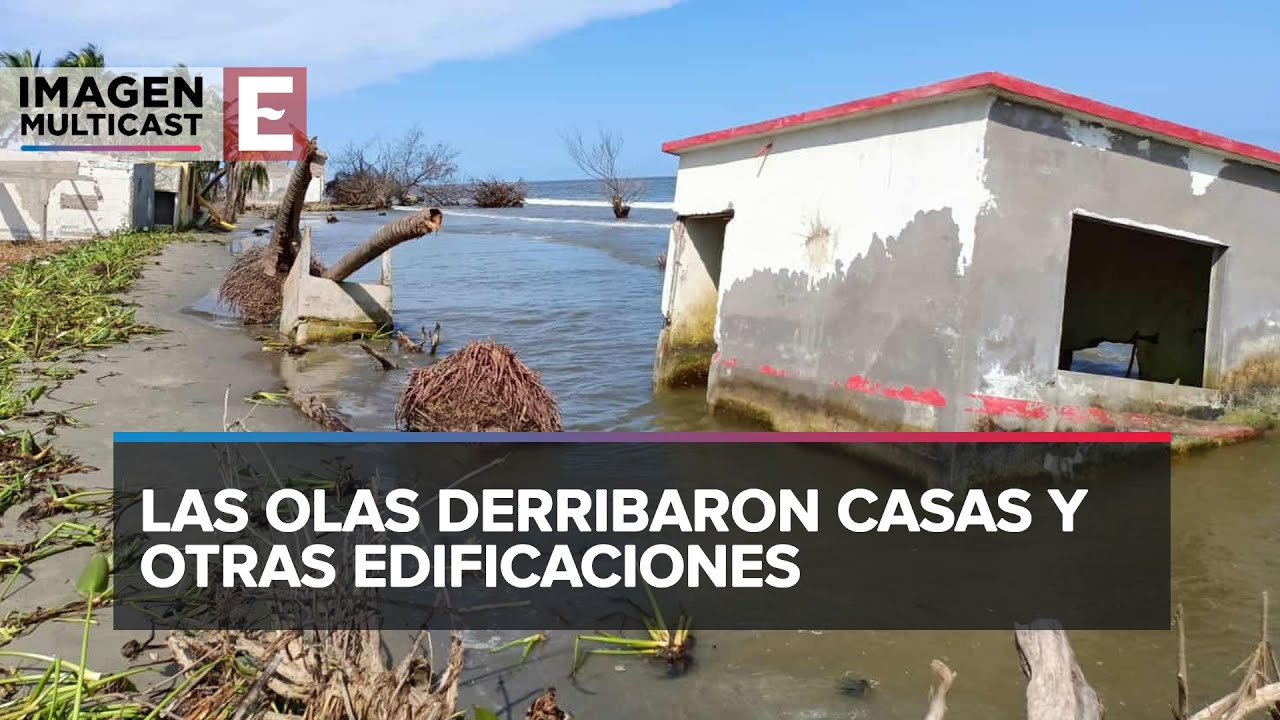 El Bosque, un poblado de Tabasco devorado por el mar YouTube