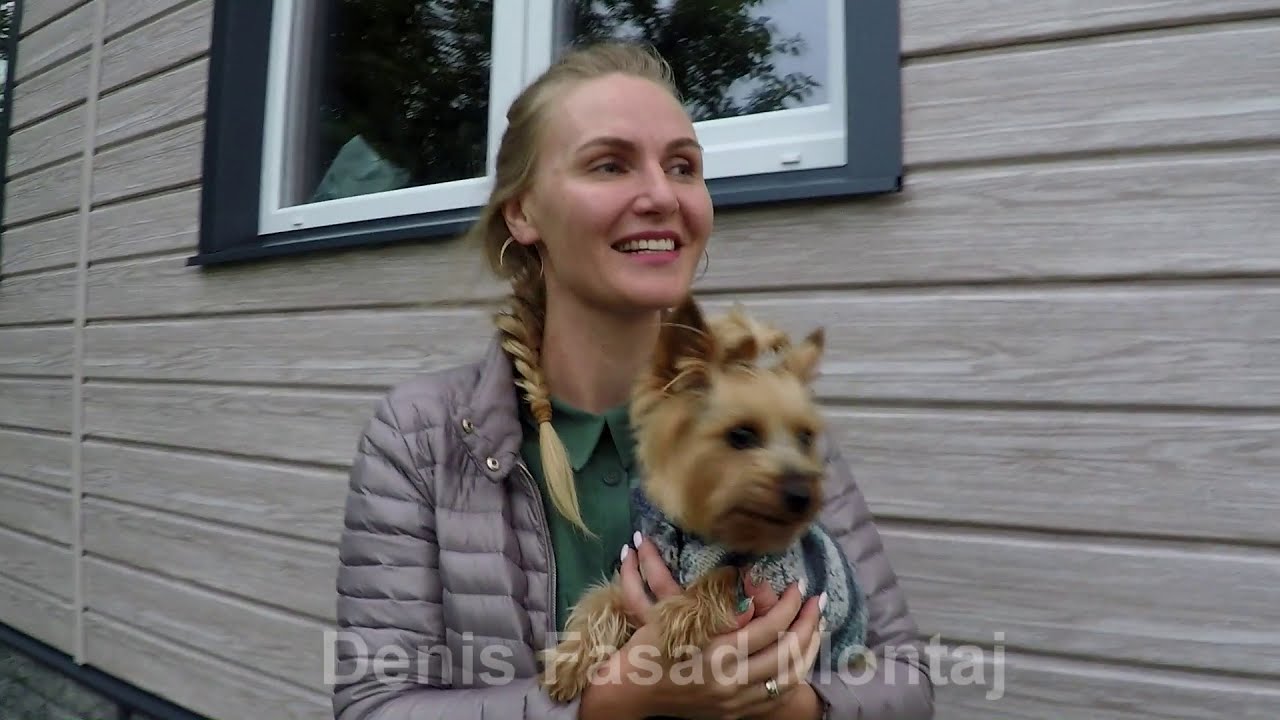 Отделка Фасада Сайдингом под брус и Утепление деревянного дома ...