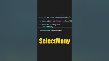 Using LINQ SelectMany To Flatten Nested Collections #shorts