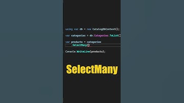 Using LINQ SelectMany To Flatten Nested Collections #shorts