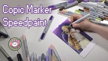 Copic Marker Speedpaint - Drawing Roger Hodgson