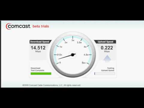 internet speed test comcast