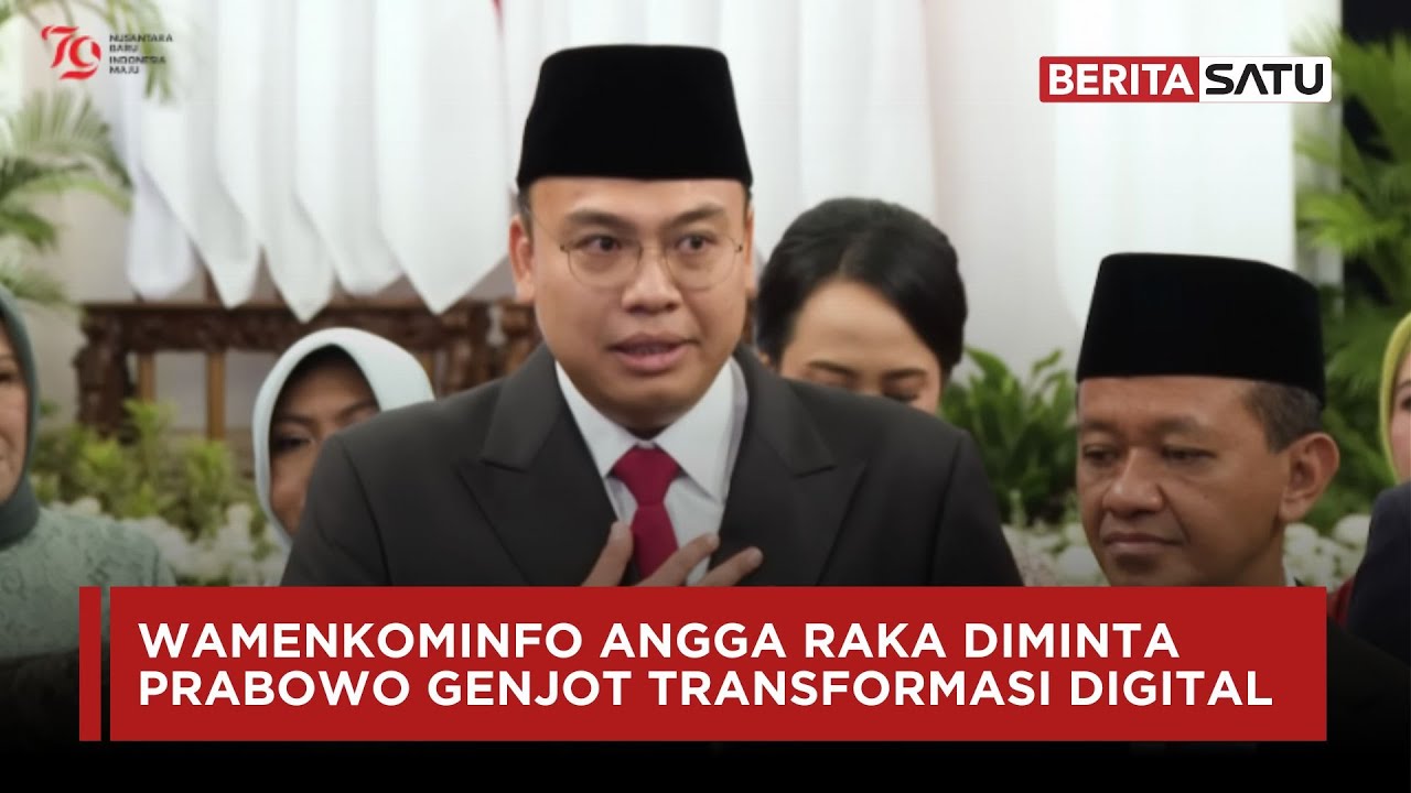 Wamenkominfo Angga Raka Diminta Prabowo Genjot Transformasi Digital | Beritasatu