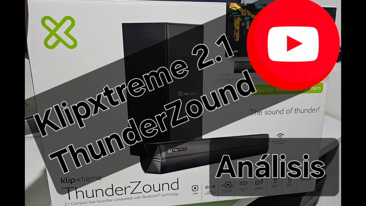 Barra de sonido 2.1 KlipXtreme ThunderZound KSB-050 / Análisis