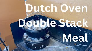 Dutch Oven Double Stack Meal