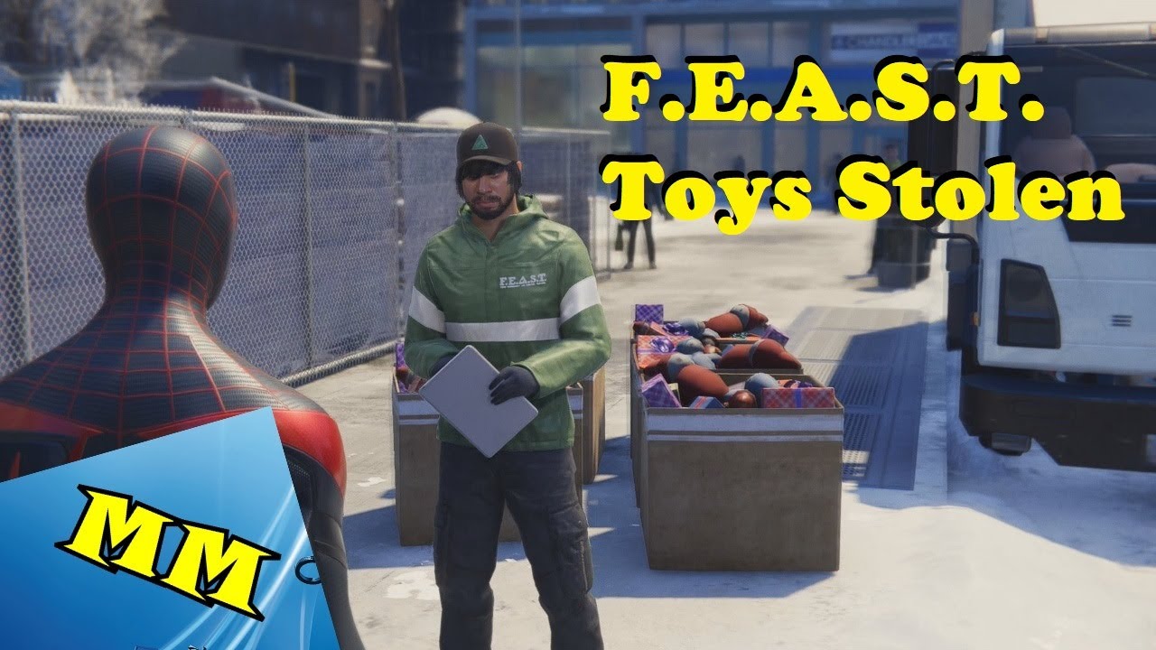 Spiderman Miles Morales F.E.A.S.T. Toys Stolen Side Mission YouTube