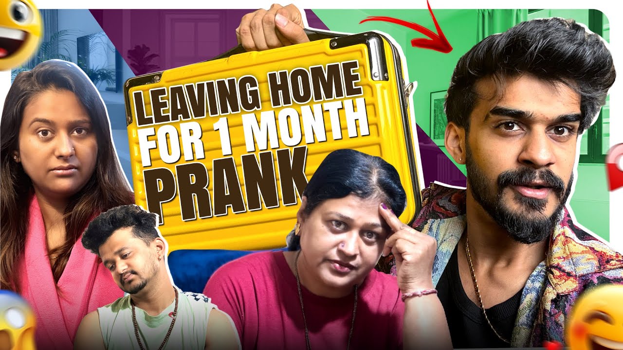 Leaving Home Prank On Family | Samsameer_insta
