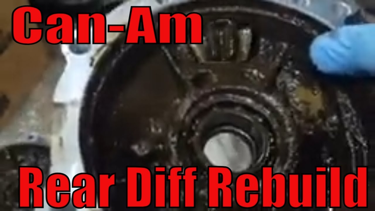 Can-Am Outlander Rear Diff rebuild