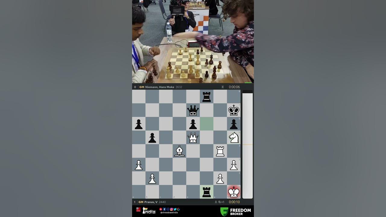 Chess cheating scandal: Magnus Carlsen loses to Hans Moke Niemann.