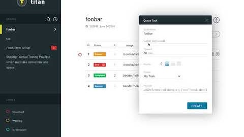 Dashboard UI prototype