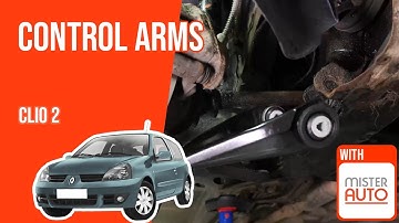 How to replace the control arms Clio mk2 🚗
