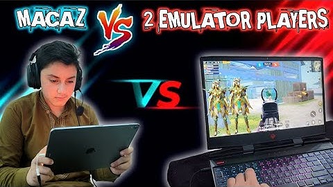 2 RANDOM EMULATOR PLAYERS VS MACAZ 1 VS 2 M24 CHALLENGE | IPAD PRO 6-FINGERS CLAW HANDCAM