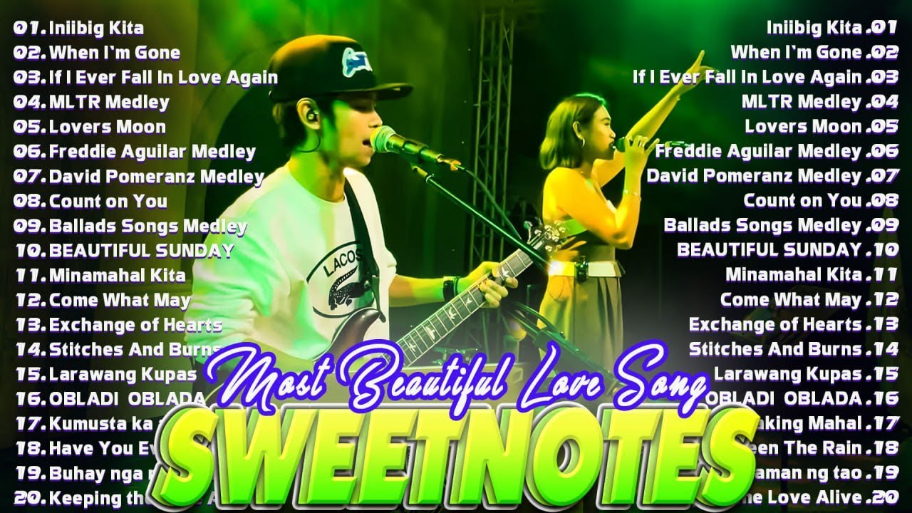 SWEETNOTES Nonstop Playlist 2025 💦 Sweetnotes Music Live 2025 💦