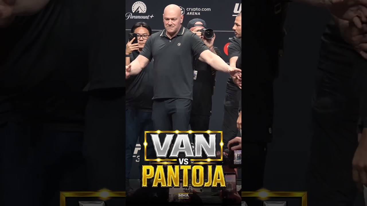 Dana White SEPARATES trash-talking Joshua Van, Alexandre Pantoja | UFC 331 FACEOFF | MMA Fighting