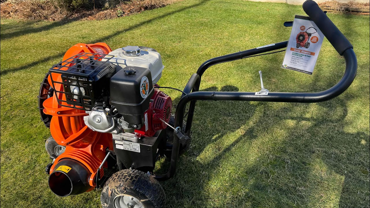 Billy Goat F1302H Honda Powered walk behind blower Review!! - YouTube
