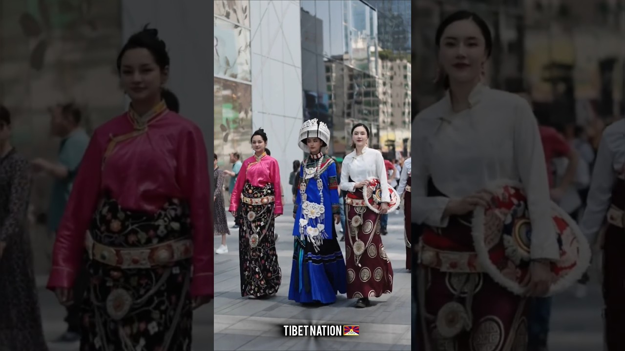 Тибетская культурная одежда и коренные народы 