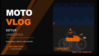 FirstVideo🏍️ My First Moto Vlog | The Beginning of My Journey 🎥