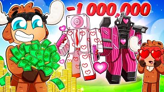I Became the RICHEST Player in Roblox Skibidi Toilet Tower Defense