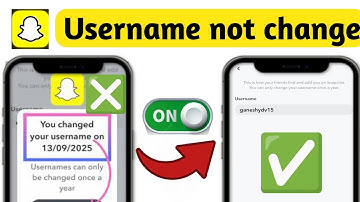😍Snapchat Username Not Changing Problem Solve ✅ | snapchat username not available 😞
