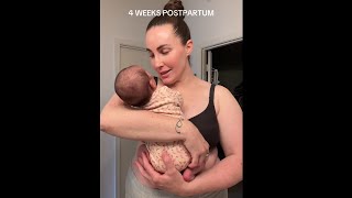 4 WEEKS POSTPARTUM + BREASTFEEDING UPDATE